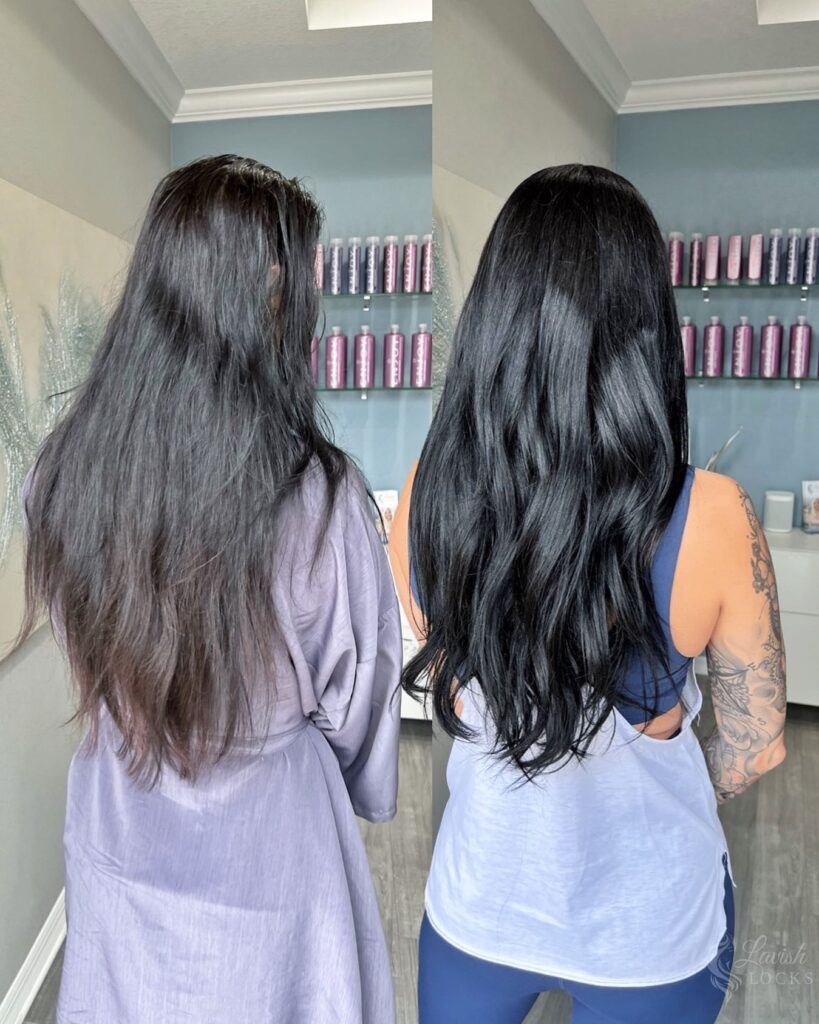 Lavish Locks Hair Extensions Tampa and Hair Replacement Tampa Before and After