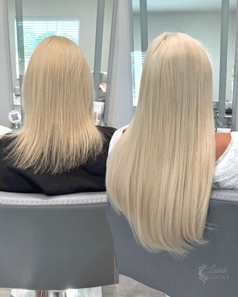 Lavish Locks Tampa Hair Extensions and Hair Replacement Before and After