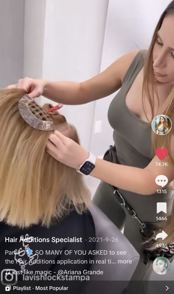 Hair Extension Tampa, TikTok