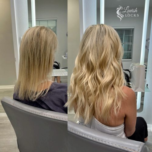 Lavish Locks Hair Extensions Tampa and Hair Replacement Tampa Before and After